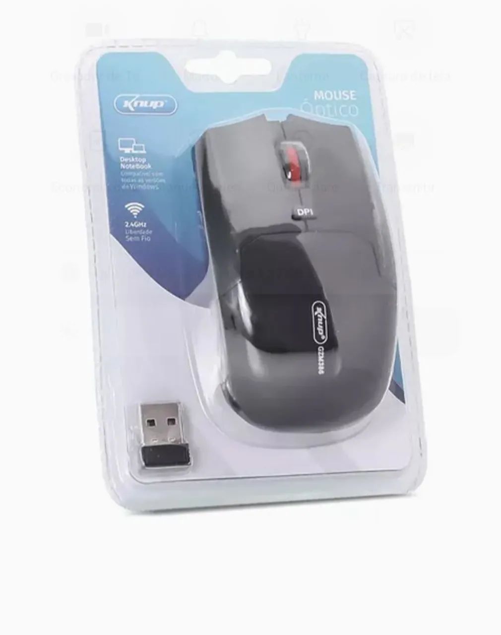 Mouse USB sem fio  - Foto 3