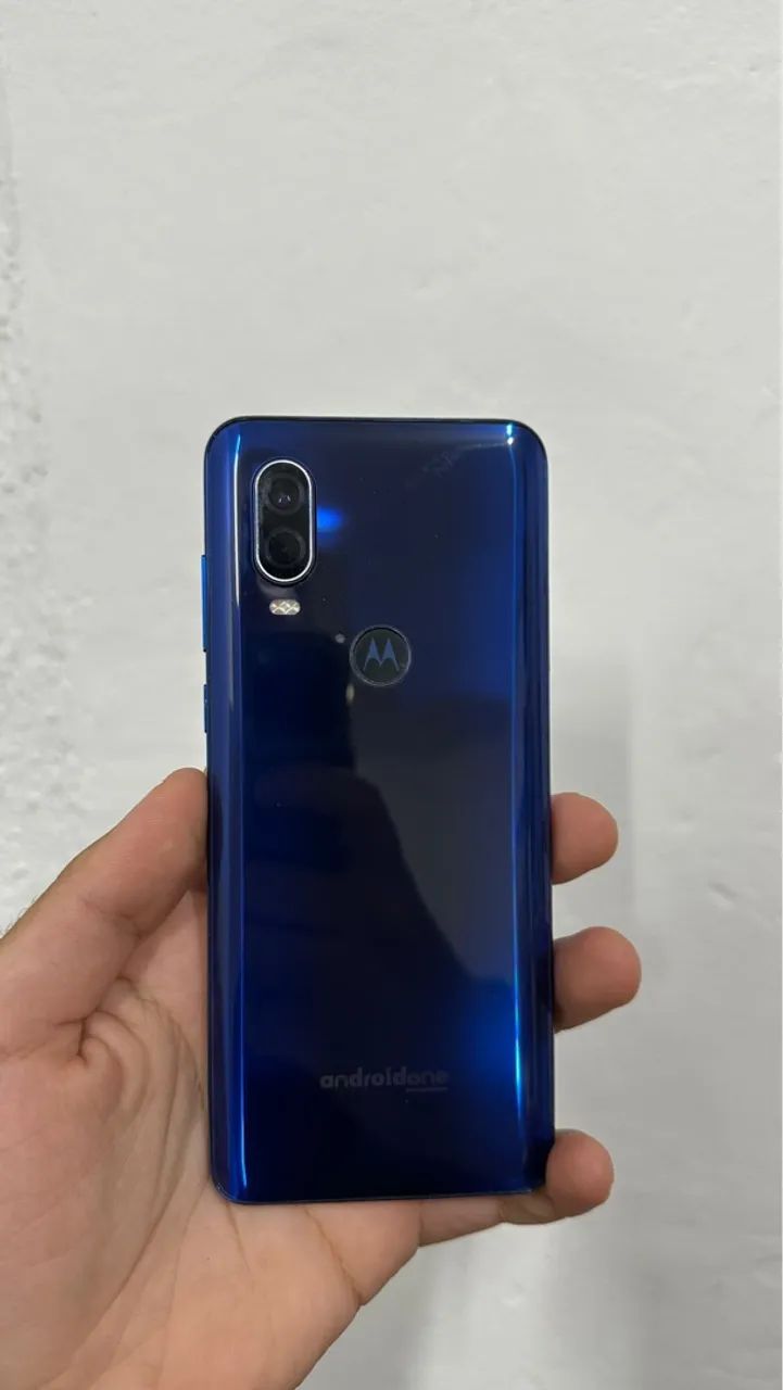 Moto One Vision 128GB - Câmera Noturna e Tela Cinematográfica