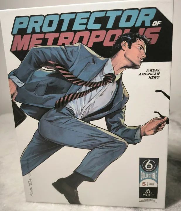 Super man Clark Kent protector of metropolis muff toys 1:12 novo  - Foto 2