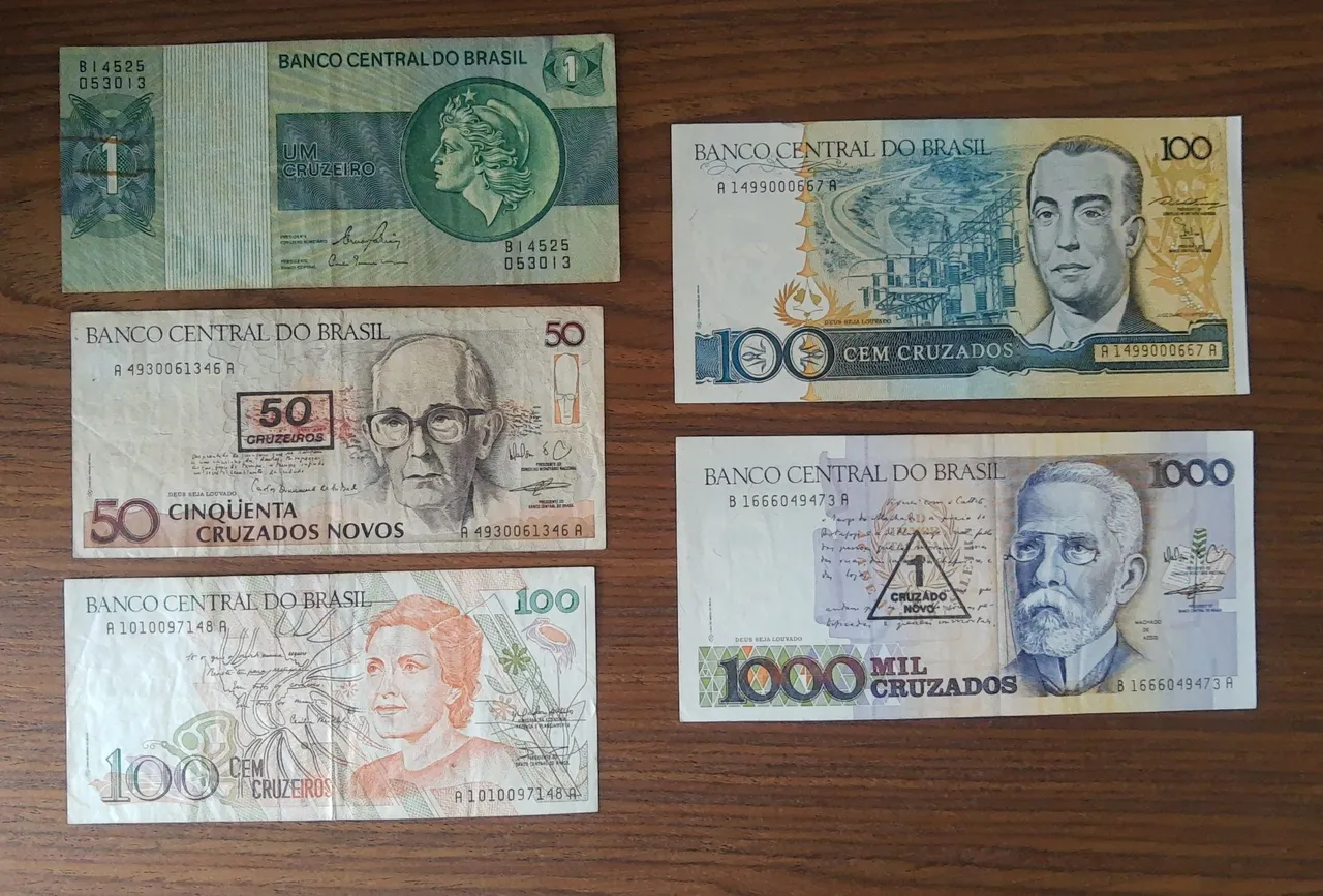 SUPER PROMOÇÃO Notas antigas do Brasil