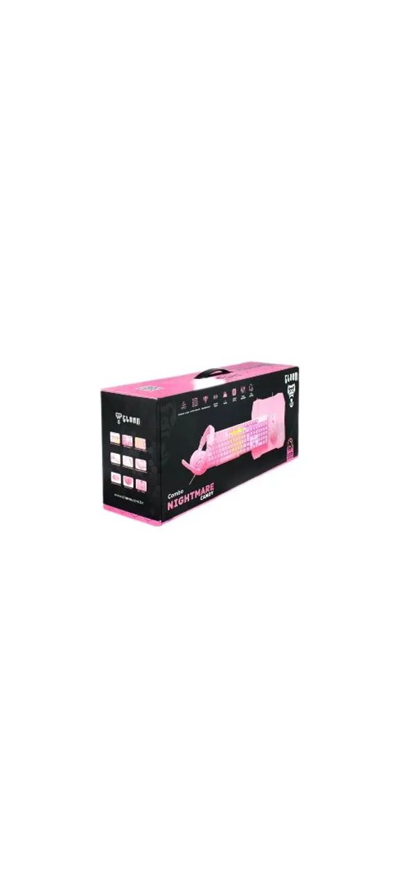 Combo Gamer Candy Nightmare - Teclado, Mouse e Headset - PROMOÇÃO! - Foto 3