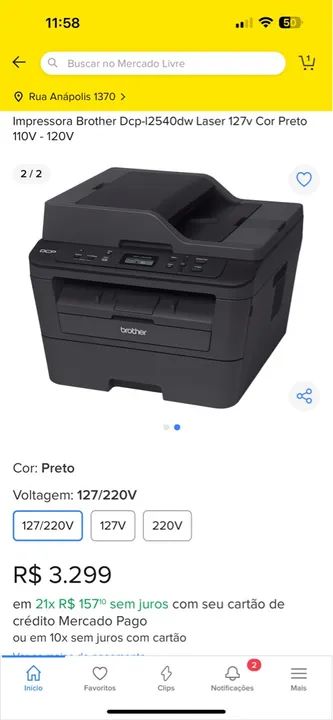 Impressora Brother DRP-12540DW Laser - R$ 3.299 - Foto 2