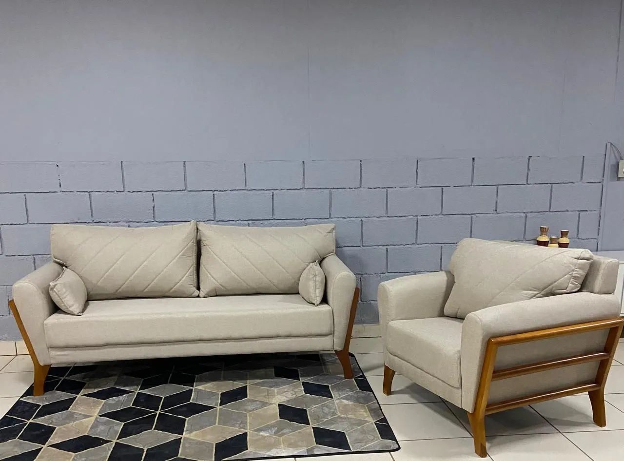 Sofá elegance novo medida 1.95cm valor 1599,00 avista  - Foto 2