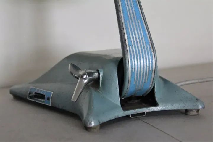 Ventilador Arno Azul Ceu com Grade Transparente ( 35cm ) 60w - Anos 80 - Foto 5