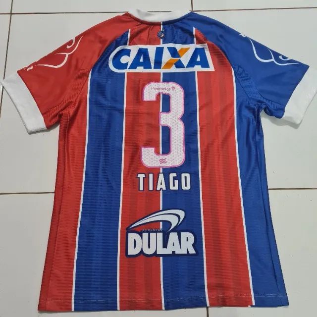 Camisa Bahia Esquadrão Tricolor de Jogo Tamanho G - Foto 2