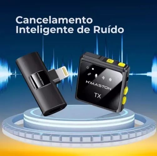 Microfone Lapela IOS duplo MK12 - Foto 4