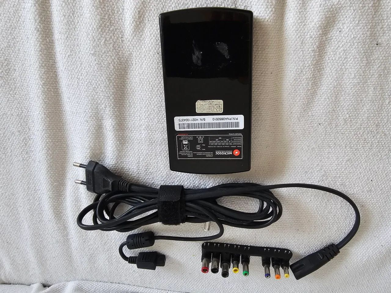 Fonte Universal para Notebook, Microsol, 110/220v. - 6 voltagens e 9 plugs. - Foto 5