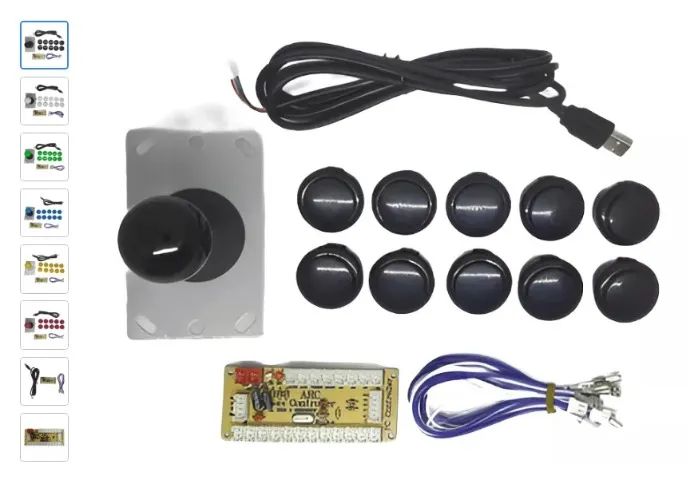 Kit Arcade Zero Delay Usb Sanwa Similar - Foto 2