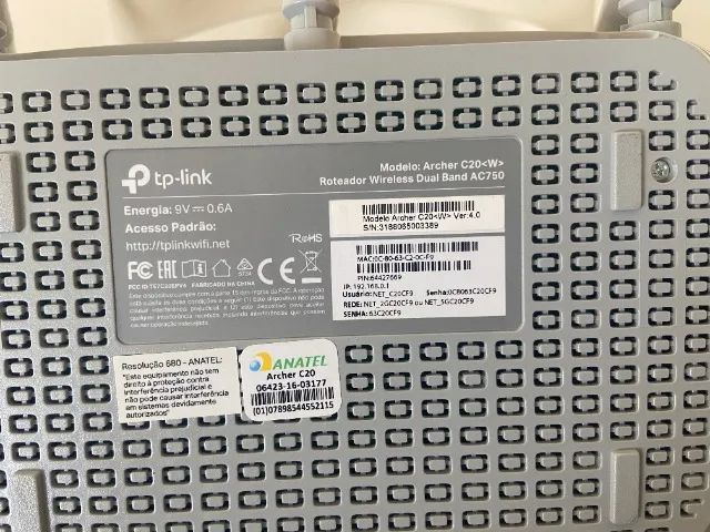 Roteador Wireless Dual Band AC750 - Archer C20 TP LINK - Foto 2