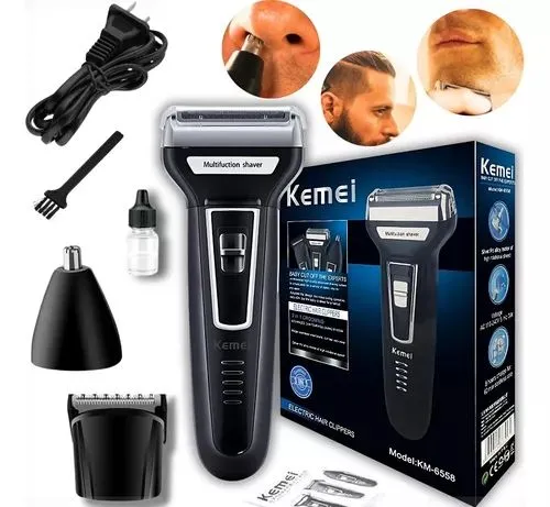 Aparador de Pelos Kemei KM-6558 - Novo!