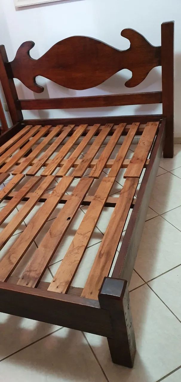Cama de casal rústica. - Foto 2
