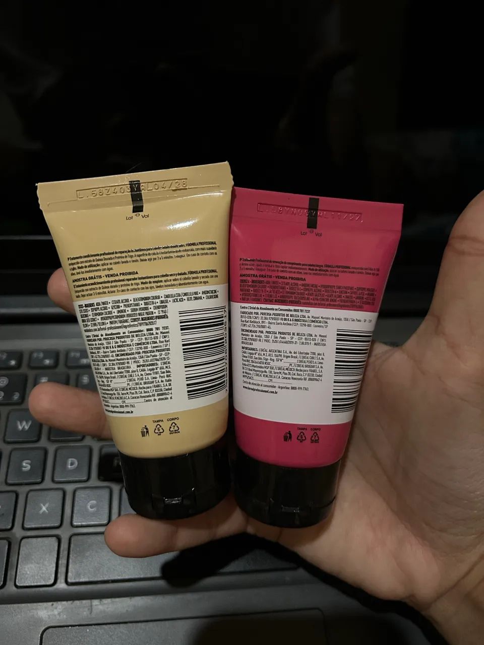Miniaturas loreal absolut repair gold quinoa + loreal pro longer  - Foto 2