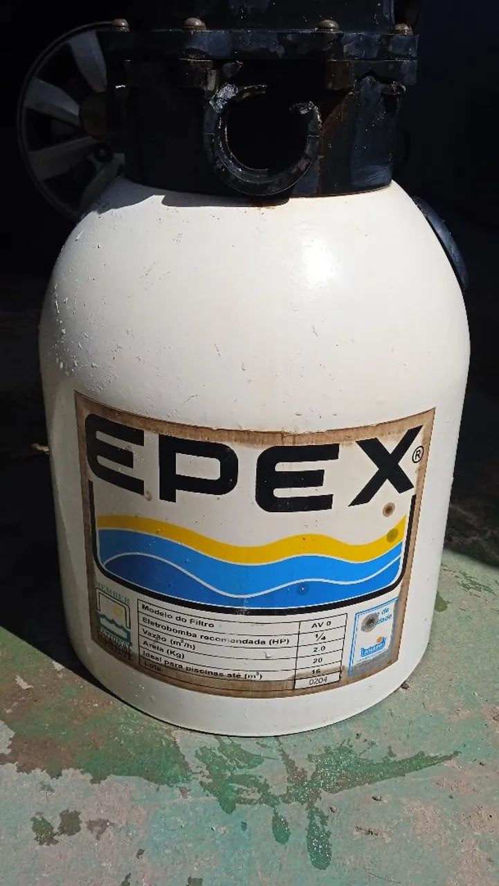 Filtro de piscina só não presta a parte de cima o restante tá em perfeito estado. - Foto 4