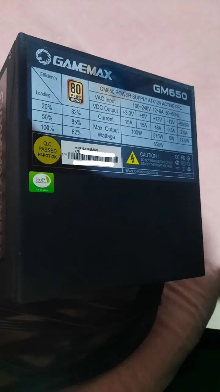 Fonte de Alimentação Gamemax 650w GM650 - Foto 3