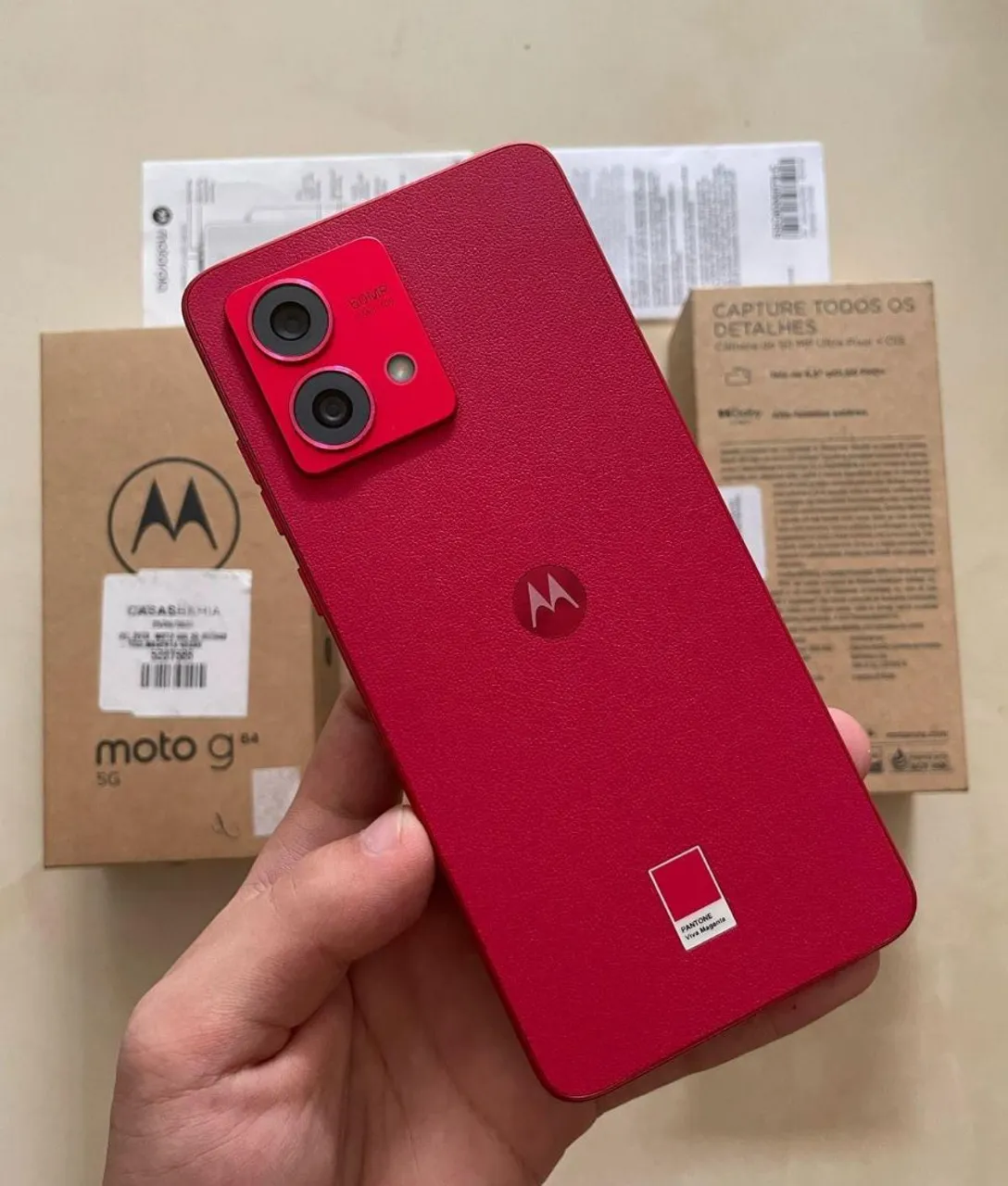 Celular Motorola G84 5G 256GB completo