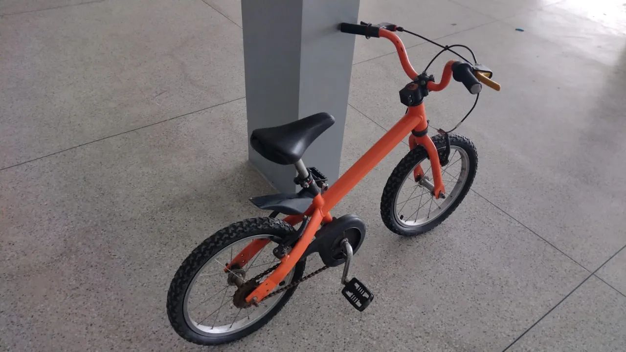 Bicicleta Infantil Laranja aro 16. - Foto 5
