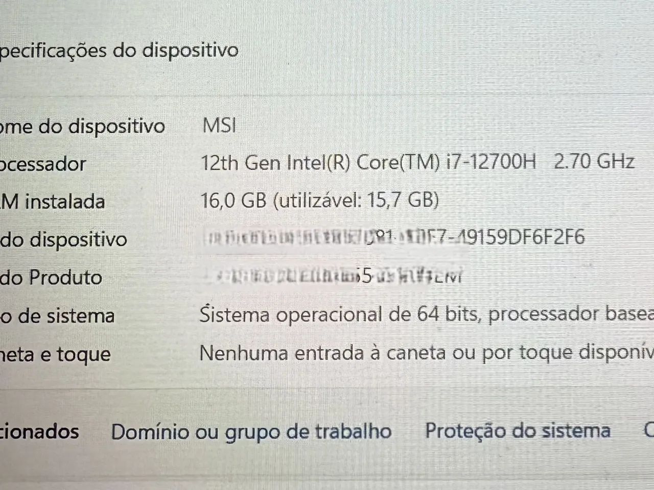 Notebook Gamer MSI Katana - i7 12700H | RTX 3050 | 16GB RAM | SSD + HD 480GB - Foto 3
