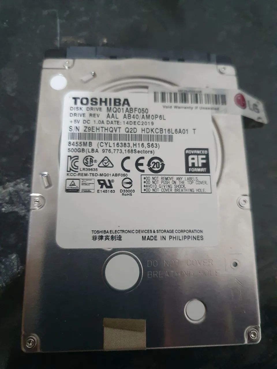 HD toshiba