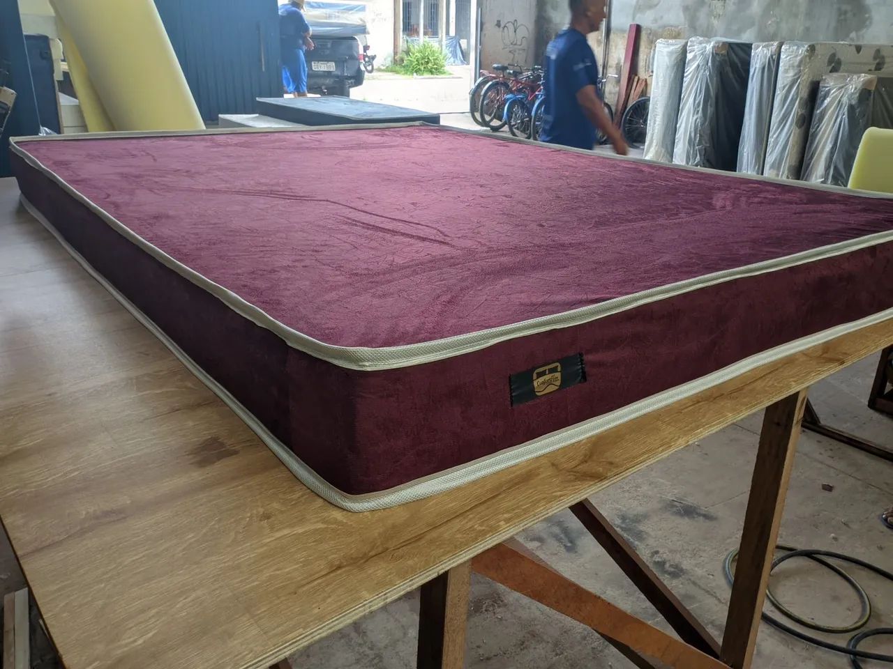 Casal, colchão espuma d28