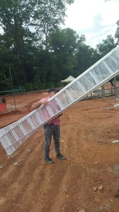 Escadas de Alumínio Alulev impermeável  - Foto 4