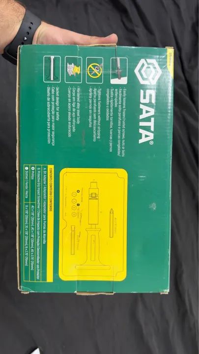 Jogo de chaves de impacto SATA 8 peças - Novo - Foto 5