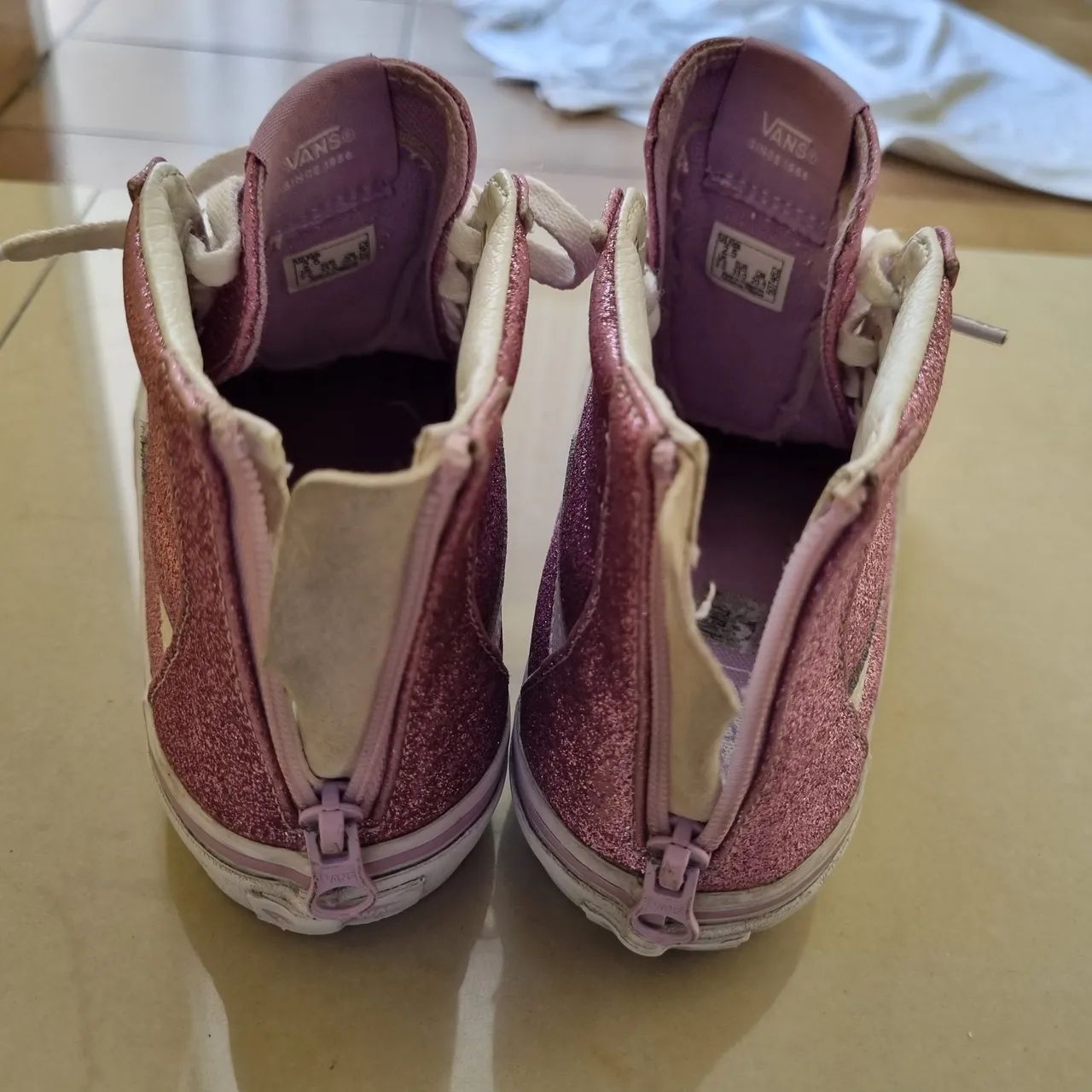 Tênis Vans Glitter Rosa  - Foto 3