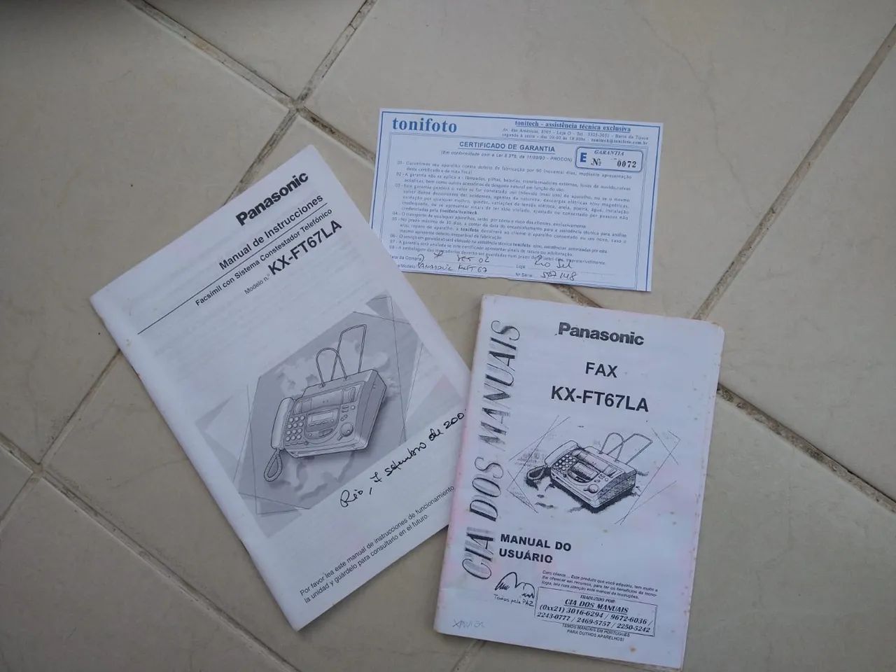 Fax Panasonic KX-FT67LA - Foto 4
