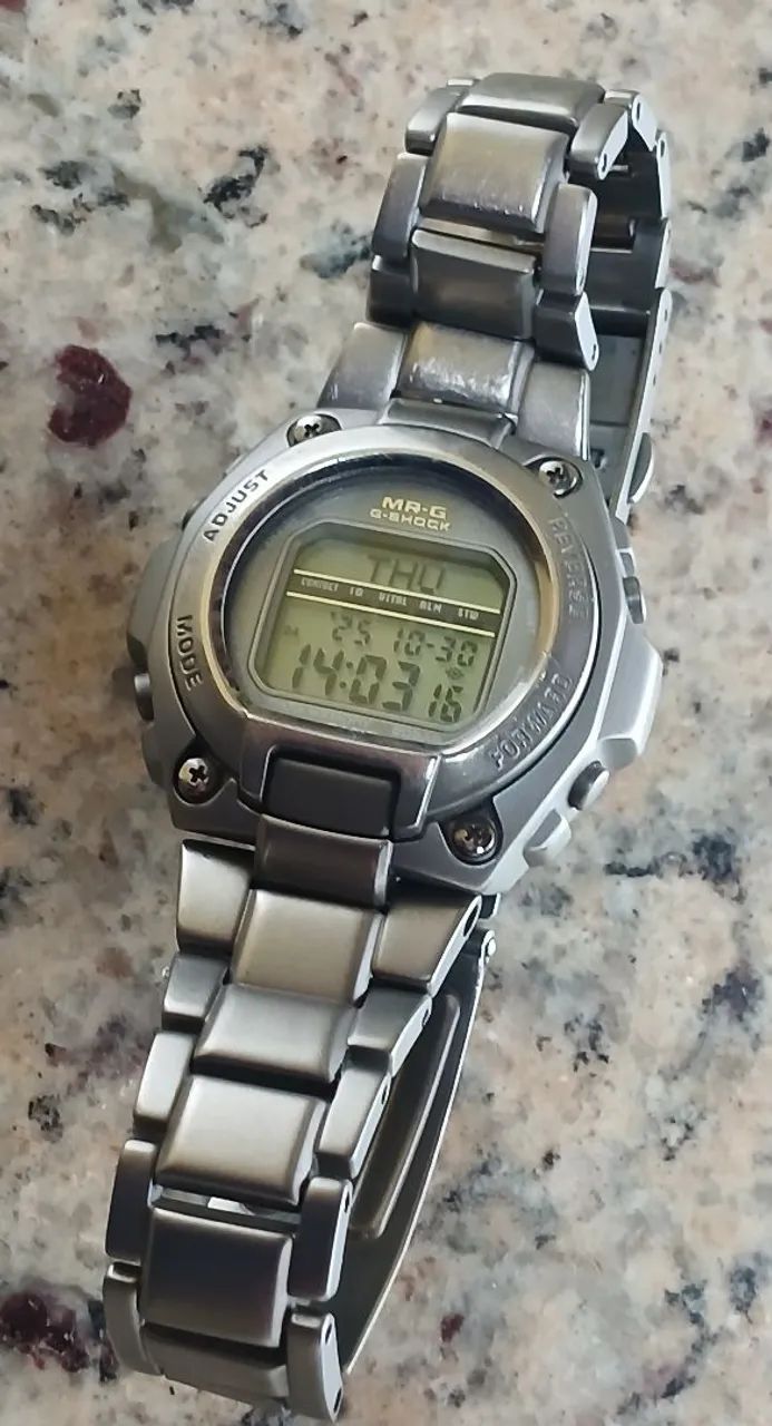 Relógio antigo de coleção raridade absoluta Casio G-Shock MRG