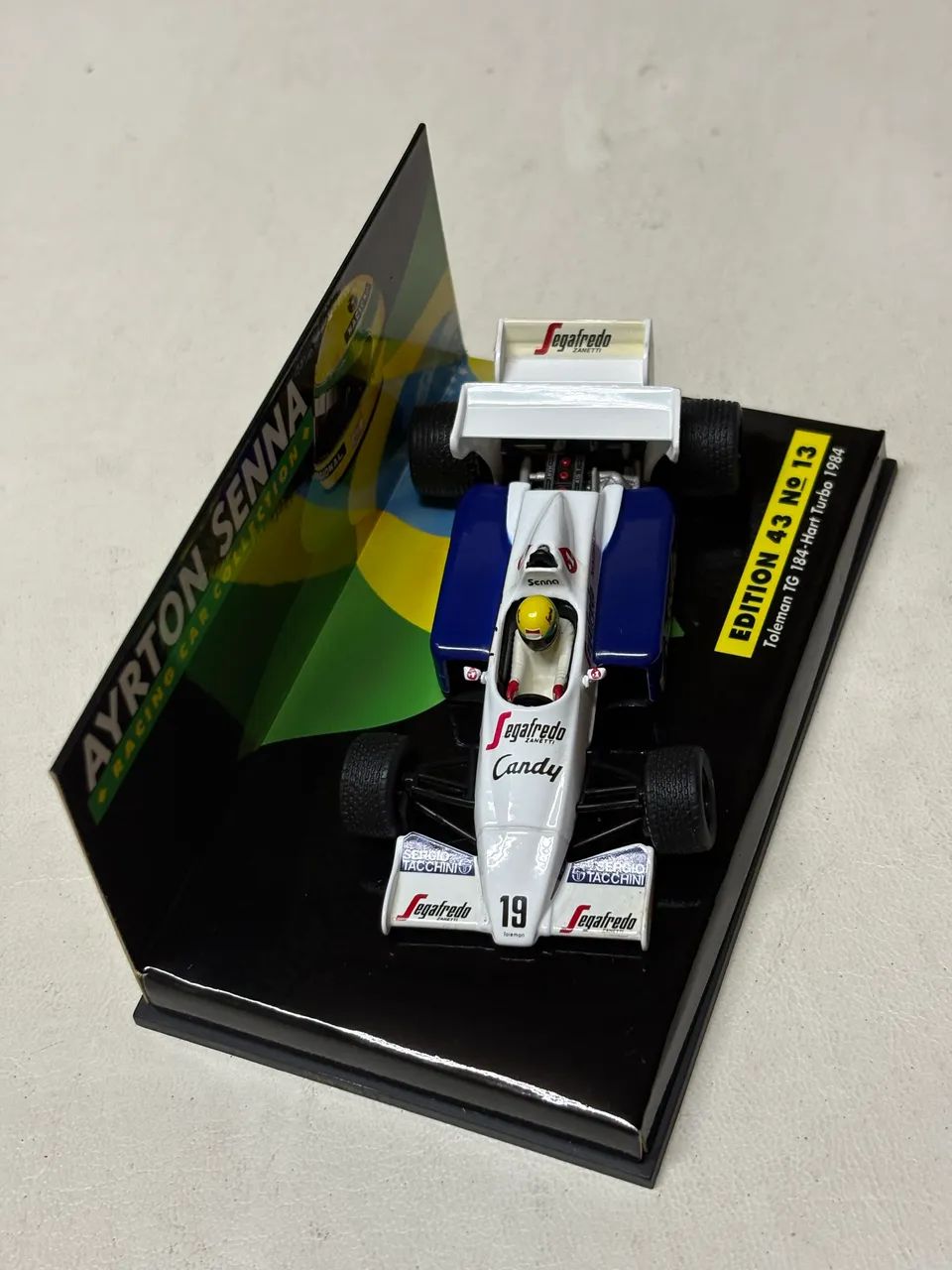 Minichamps Ayrton Senna Collection 1/43 - Toleman TG 184 Hart Turbo 1984 - N°19
