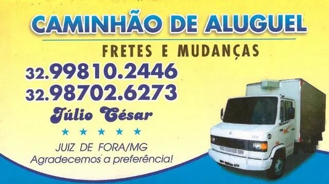 Caminhão De Aluguel - Fretes E Mudanças