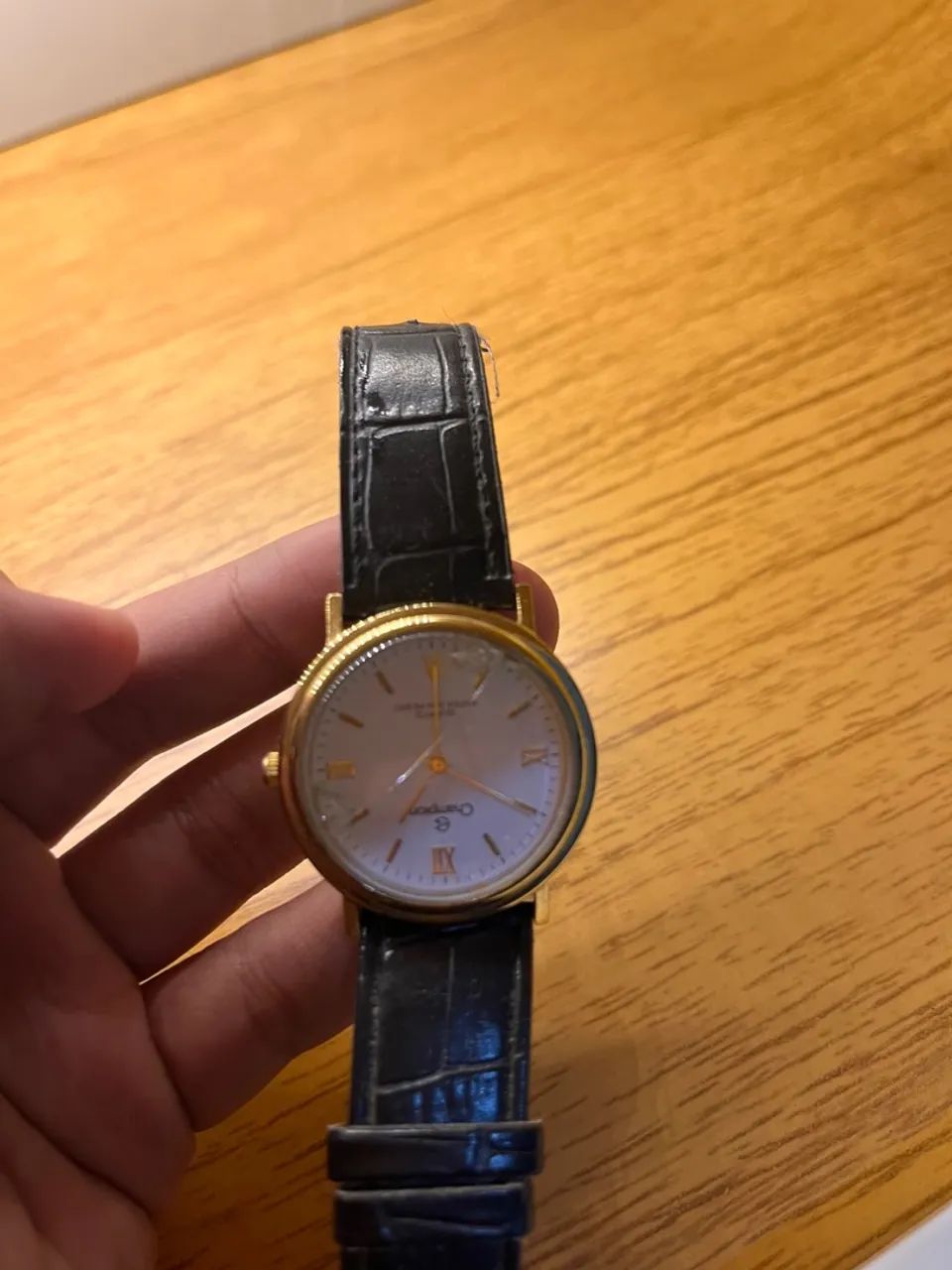 Relógio Champion Dourado com Pulseira de Couro - Foto 4