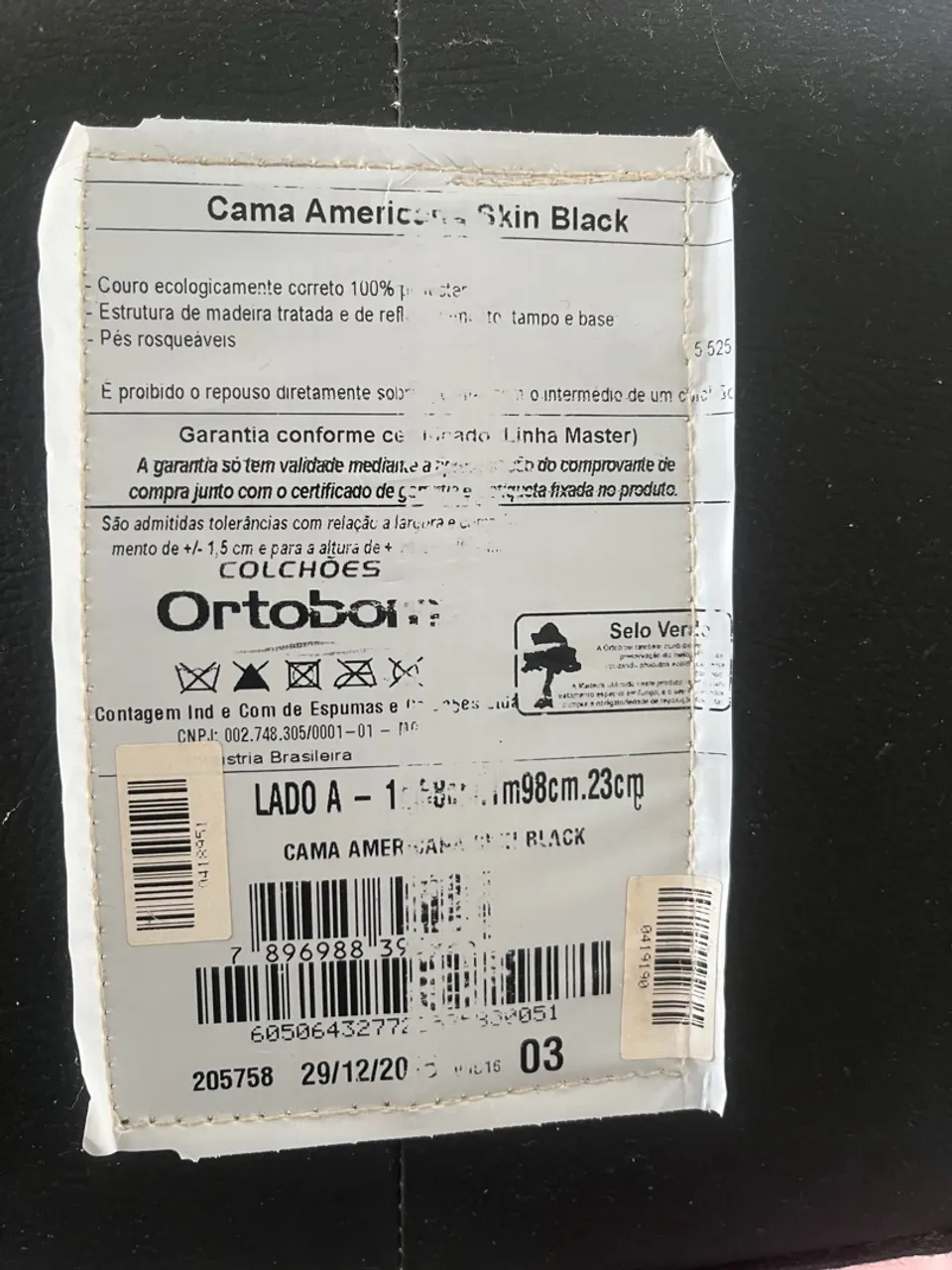Vendo Box ortobom queen
