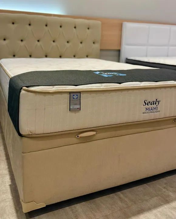 Cama Box Sealy Miami - Novo
