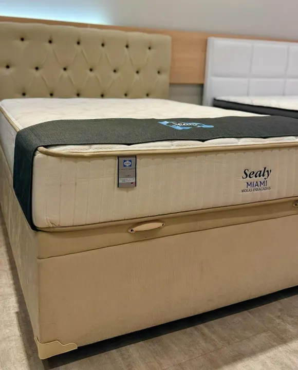 Cama Box Sealy Miami - Novo