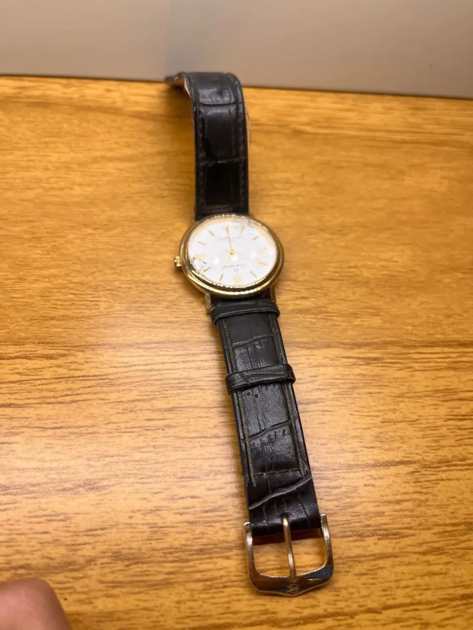 Relógio Champion Dourado com Pulseira de Couro - Foto 2