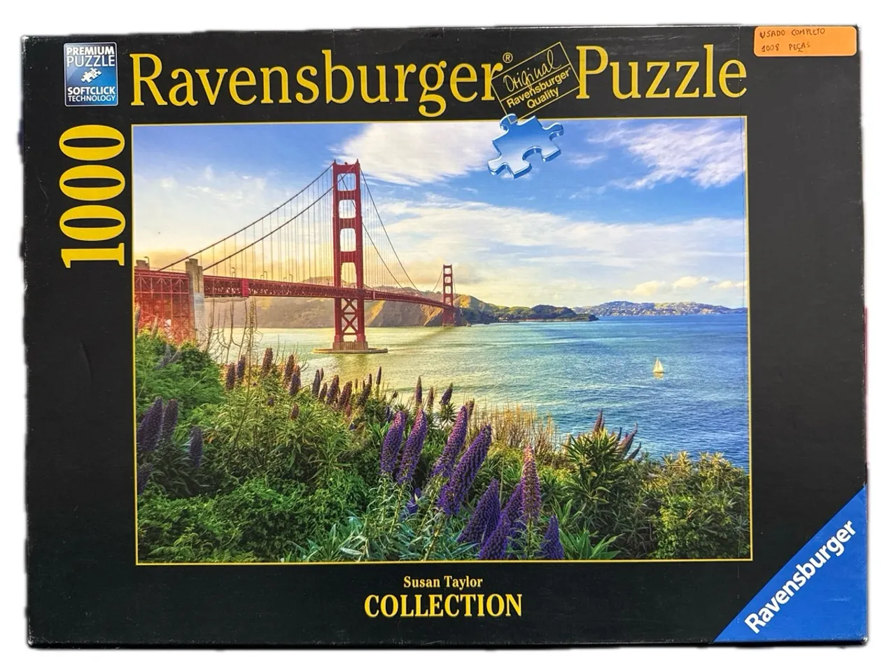 Quebra-cabeça Ravensburger Golden Gate 1000 peças
