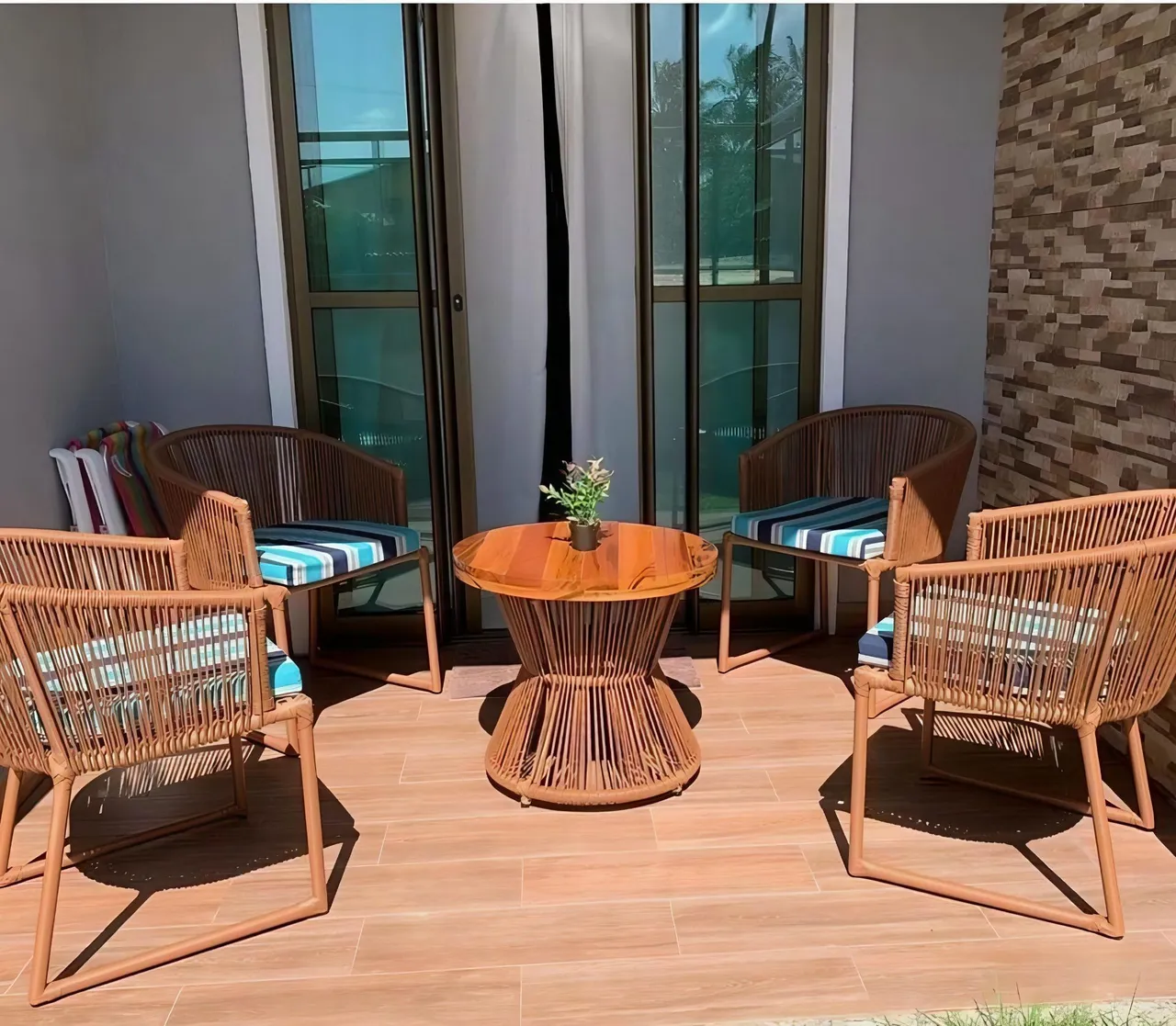 Conjunto Realeza de corda náutica 