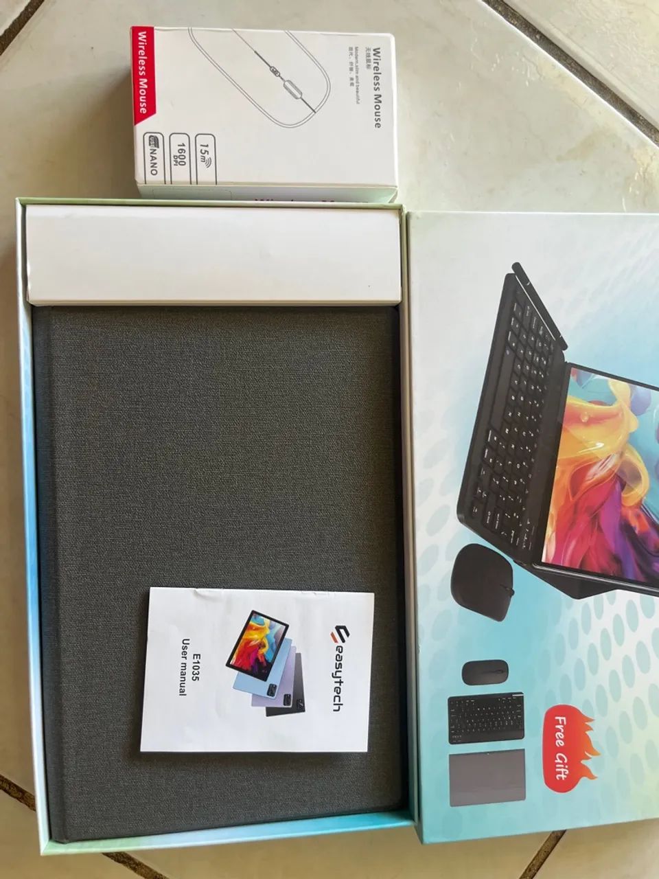 Tablet 10.1 polegadas com Teclado e Mouse Sem Fio - Novo - Foto 2