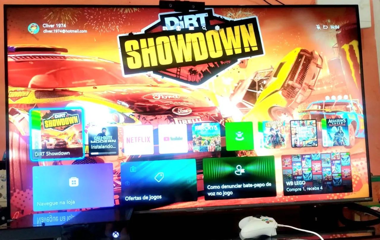 Xbox One FAT c/ GTA 5 + Call of Duty MW + +40 jogos - Imperdível! - Foto 3