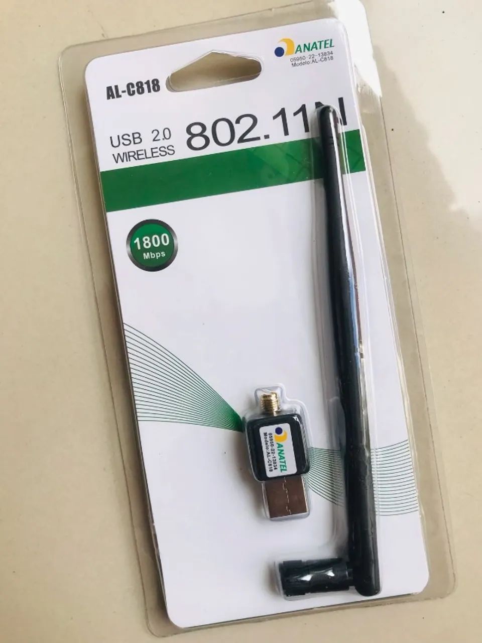 Adaptador WiFi 2.4ghz USB Wireless Novo (Garantia) - Foto 2