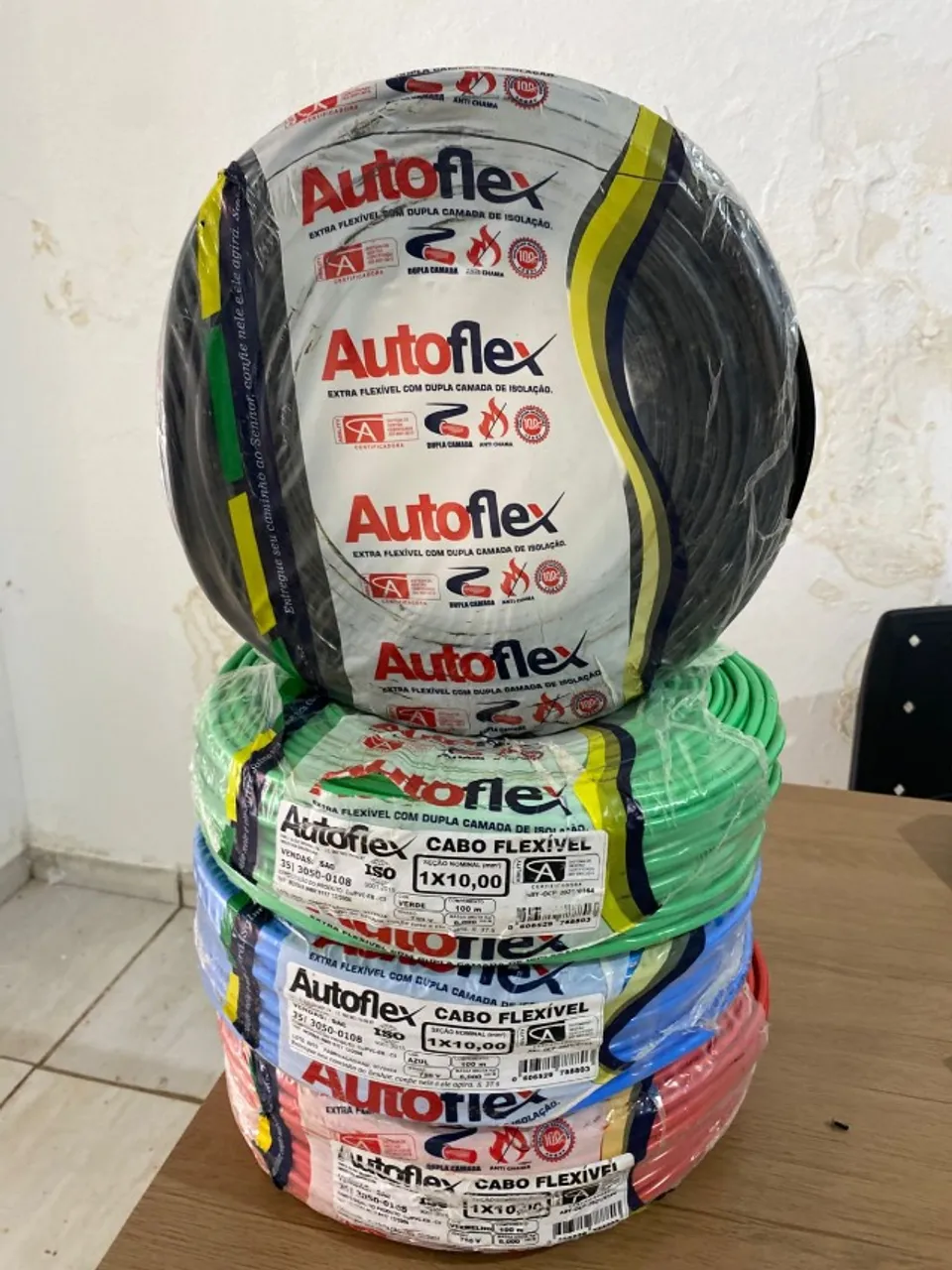 Cabo flexível fio 10 milímetros Autoflex