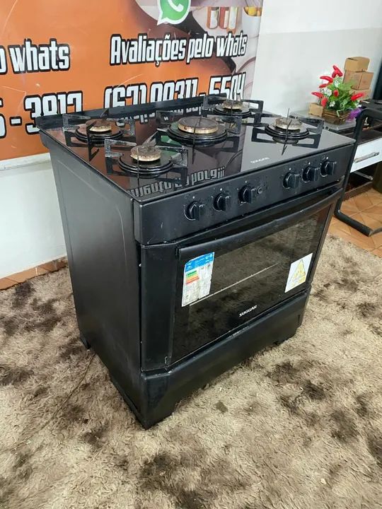 Fogão suggar 5 bocas mesa de vidro ((ENTREGO)) - Foto 3