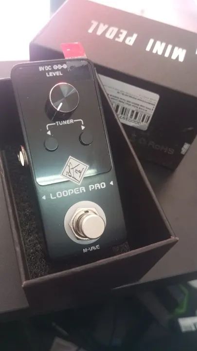 Pédale De Bouclage (looper) M-VAVE Pro Pour Guitare – 40 Min D’enregistrement, Accordeur Intégré, Bluetooth - 4