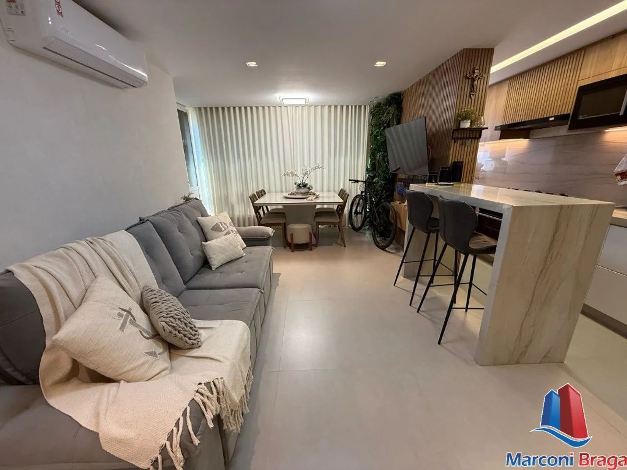 Imperdível apartamento à venda em Guarapari-ES, na Praia do Morro: 2 quartos, 1 suíte, 1 s - Foto 2