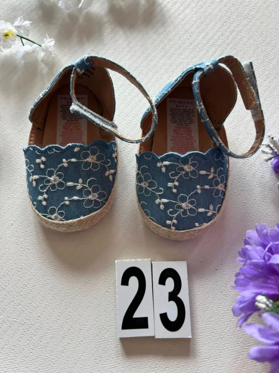 sapatilha primark 12 cm