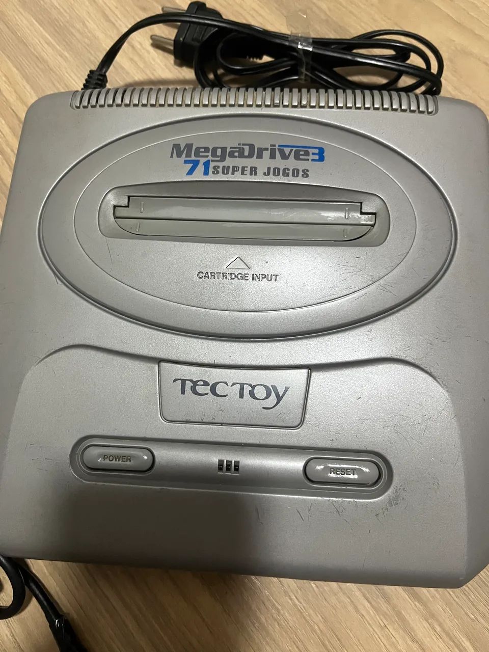 Mega drive 3 cinza com 71 jogos na memória - Consoles de Vídeo