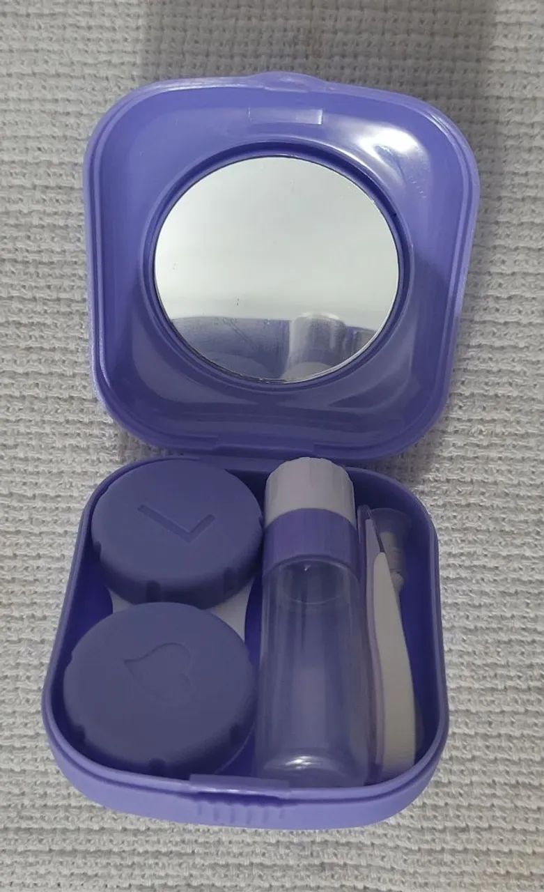 KIT / ESTOJO PARA MANUSEIO E ARMAZENAMENTO DE LENTES DE CONTATO - COMPLETO - Foto 5