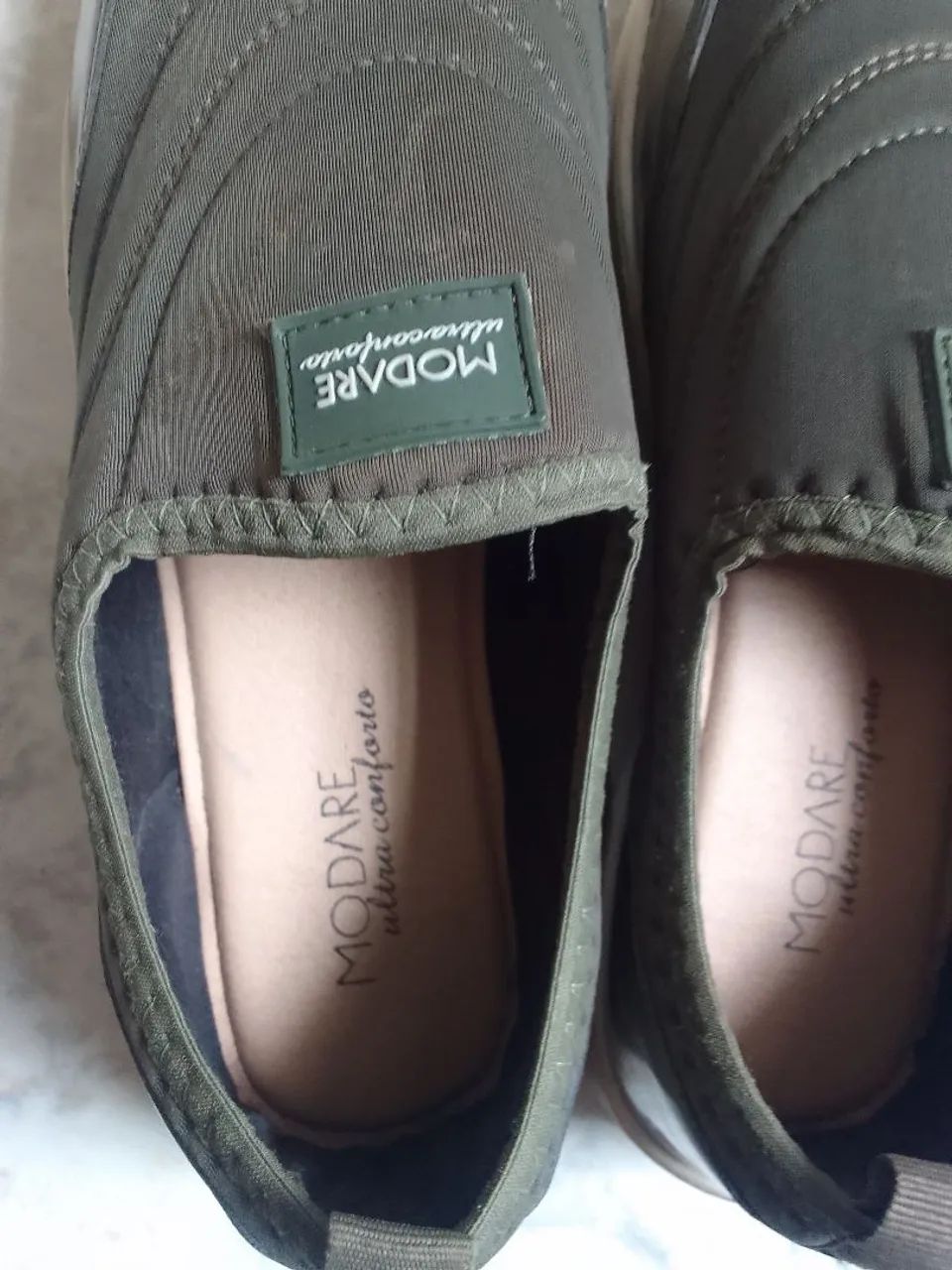 Tênis slip on verde - Foto 2