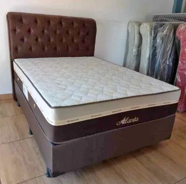 Cama box colchão d28 Novo suporte