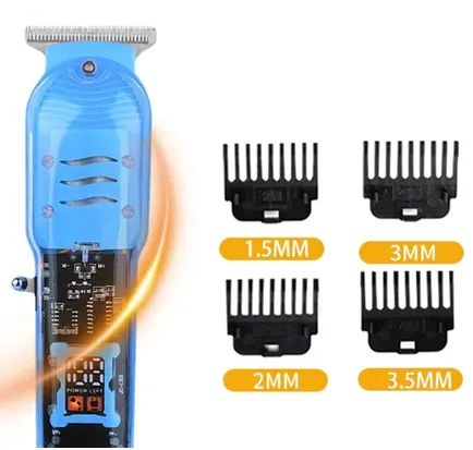 Máquina Para Cortar Cabelo, Barba, Depilação Corporal Sem Fio Com Display Lcd z1312 - Foto 5
